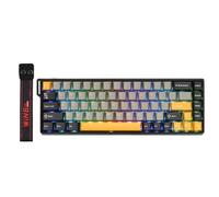 EPOMAKER AULA WIN68 HE 65% Tastiera Magnetica Cablata con Azionamento Regolabile, Tastiera a Effetto Hall con latenza di 0.3ms, 8000Hz Frequenza di Polling, Hot-Swap, per Win/Mac (Grigio&Giallo)