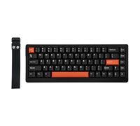 EPOMAKER HE68 Lite Tastiera da Gioco a Effetto Hall, 8k Polling & 128K Scan Rate, 0.01mm Adjustable Trigger, 0.125ms Latency, 5-Layer Sound-Dampened, Snap Key, SOCD, A-RGB, Wired (Nero Rosso)
