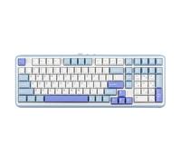 EPOMAKER TH99 Tastiera Meccanica Wireless Tri-Mode, Tastiera Personalizzata hot-Swap, Tastiera da Gioco RGB con Numpad per PC/Mac/Office (Bianco, Creamy Jade)