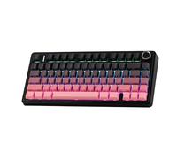 EPOMAKER X AULA F75 Tastiera da Gioco Wireless 75%, Tastiera Meccanica Tri-mode Bluetooth/2.4GHz/USB-C, Hot-Swap Creamy Tastiera con 5-Layer Padding & Knob, NKRO, RGB (Nero Rosa)