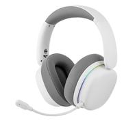 EPOMAKER X Aula G7 Pro Cuffie Wireless per Videogiochi, Dual Mode BT5.3 & 2.4GHz, 7.1 Suono surround, Batteria con 80+ Ore, RGB Light, with Noise Canceling Mic per PS5, PS4, Switch, PC (Bianco)