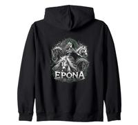 Epona Celtic Horse Dea Antica Mitologia Felpa con Cappuccio