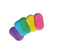 EPONGENIO - MYBO TV - Set di 5 spugne double face riutilizzabili - lavabili in lavatrice - Anti graffio e multi-superficie - multicolore - 11 cm x 17 cm - vista in TV