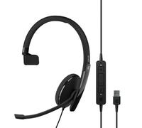 EPOS ADAPT 130T USB II Cuffie - Certificato da Microsoft Teams, Ottimizzato per UC, con ANC e Microfono con Cancellazione del Rumore