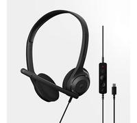 EPOS C1 USB C Cuffie Cablate - Audio HiFi, Microfono Avanzato con Cancellazione del Rumore, Vestibilità Ergonomica per Lunghe Sessioni, Cuffie On-Ear, Ottime per Ufficio e Casa, Certificato Chromebook