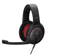 EPOS I Sennheiser GAME ONE Gaming Headset, Open Acoustic, Noise Canceling Mic, Flip-To-Mute, XXL plush velvet pads, compatibile con PC, Mac, Xbox One, PS4, Nintendo Switch, and Smartphone, nero