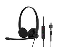 EPOS IMPACT 100 MS Duo USB-C+A - Cuffia stereo on-ear con microfono