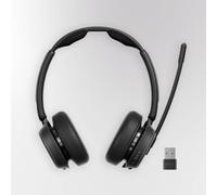 EPOS IMPACT 1000 MS UC ANC Wireless Headset with USB-C + USB-A Wireless Adapter for PC & Mac - Bluetooth On-Ear Headphones with Adaptive ANC & AI Noise-Canceling Microphone