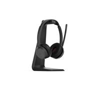 EPOS IMPACT 1000 USB-C Duo con Base di ricarica Cuffie professionali binaurali con Bluetooth, USB-C e base di ricarica wireless per mantenere il