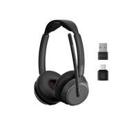EPOS IMPACT 1000 MS UC ANC Wireless Headset with USB-C + USB-A Wireless Adapter for PC & Mac - Bluetooth On-Ear Headphones with Adaptive ANC & AI Noise-Canceling Microphone