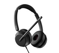 EPOS IMPACT 860T Cuffie con Cavo USB-C e USB-A, Doppio Padiglione, Microfono Noise-Cancelling, Certificato Teams, Super Wideband Audio, Vestibilità Confortevole, Ottimo per Business e Ufficio