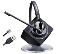 Sennheiser Impact Dw Pro 1 Ml - Eu Cuffia Aggancio, Padiglione Auricolare Nero, Argento
