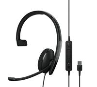 EPOS ADAPT 130 USB II CUFFIE, Nero