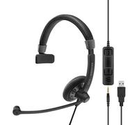 Sennheiser SC 45 USB MS Monofonico Padiglione auricolare Nero