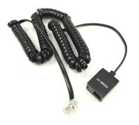 EPOS / Sennheiser RJ45 Spina Maschio A RJ9 Jack Femmina Adattatore Cavo Spirale