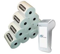 EPOSBITS® Rotoli per adattarsi alla carta di credito Pax A910 PaxA910 A 910 A-910 Dojo Do Jo (10 rotoli) Chip & Pin