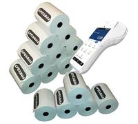 EPOSBITS® Rotoli per adattarsi alla carta di credito Pax A920 PaxA920 A 920 A-920 Dojo Do Jo (15 rotoli) Chip & Pin