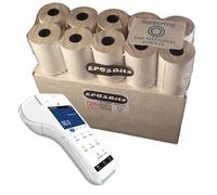 EPOSBITS® Rotoli per adattarsi alla carta di credito Pax A920 PaxA920 A 920 A-920 Dojo Do Jo (20 rotoli) Chip & Pin