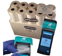 EPOSBITS® Rotoli per adattarsi Deliveroo Sunmi Terminal V2 (20 rotoli)