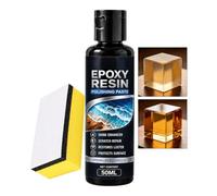 Epoxy Polishing Compound | 50ml Scratch Remover Paste with Sponge | Resin