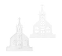 Epoxy Resin Molds Cross Church - Flexible Silicone Mold | DIY Crafting Mould for Concrete, Soap, Candle, Gypsum, And Clay Art Projects, Religious Decoration, Home Studio, And Gift Creation