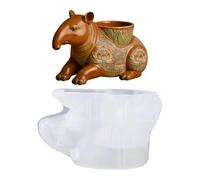 Epoxy Resin Molds, Easy Release Craft Supplies, Silicone Plant Pot Mold with Sturdy Build, Creative Crafting Tool, Molds with Flexible Design, Kit for Planter Pencil Holder Storage Use