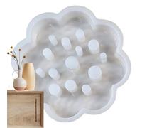 Epoxy Silicone Round For Vase Floral - Stem Holder Mold | Reusable Resin Molds For Desktop Decorations, Bouquets Plant, Makeup Brushes