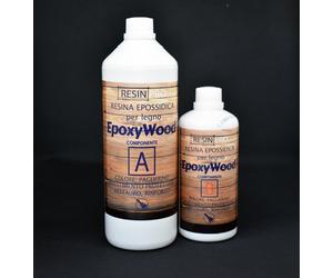EPOXYWOOD - Resina Epossidica per Legno - Impregna, Restaura e Rinforza 1,5KG