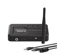 eppfun LE Audio APTX-Lossless/Adaptive Auracast & Bluetooth 5.4 Trasmettitore per TV, Adattatore Audio Bluetooth con jack 3.5mm/ Optical/Coassiale, per Cuffie