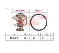 EPS 1.880.408 Termostato Refrigerante Per Mitsubishi Lancer VII