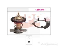 Eps Termostato Refrigerante 87°C Per VW Transporter V Bus Multivan Touareg