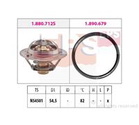 EPS Termostato Refrigerante con Guarnizione 82°C per Nissan Micra IV Qashqai+