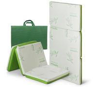 EPSELIA Materasso Lettino per Bambini Pieghevole BAMBU' BIO con Borsa per Viaggio o Campeggio, cm 60x120 H6 Certificato Antisoffoco EN16890:2017 Poliuretano con Fori CertiPUR™ OEKO-TEX®