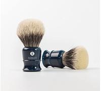 Epsilon Pennello da Barba a Due Bande Blu 55/26 mm, Standard, Único