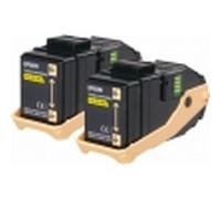 Epson C13S050606 confezione doppia giallo (yellow) toner originale