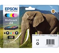 Epson T2428 Multipack nero / ciano / magenta / giallo / ciano (chiaro) / magenta (chiaro) Originale C13T24284011