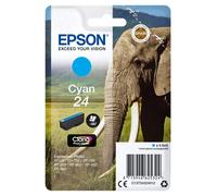 Epson 24 Serie Elefante Cartuccia Getto d'Inchiostro, Ciano Standard Ciano