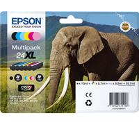 Epson 24 XL Multipack nero / ciano / magenta / giallo / ciano (chiaro) / magenta (chiaro) Originale C13T24384011
