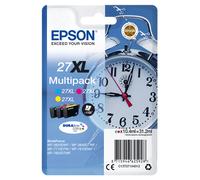 EPSON MULTIPACK 27XL ORIGINALE SVEGLIA CARTUCCE INK-JET C/M/Y WF-3620DWF 7110DTW