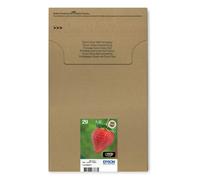 Epson 29 Strawberry Genuine Multipack, Eco-Friendly Packaging, 4-colours Ink Car