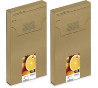 Epson 33 Serie Arancia Cartuccia Originale, Standard, Giall, Imballaggio standard (Confezione da 2)