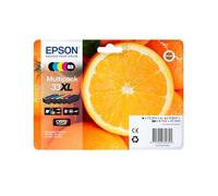 Epson 33 XL Serie Arancia Cartuccia Originale, Multipack, XL, 5 Colori, Imballaggio standard