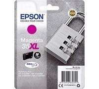 Epson 35 Serie Lucchetto, Cartuccia Originale Getto d'Inchiostro DURABrite Ultra, Formato XL, Magenta