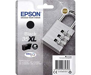 Epson 35 Serie Lucchetto, Cartuccia Originale Getto d'Inchiostro DURABrite Ultra, Formato XL, Nero