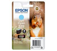 Epson squirrel singlepack light cyan 378 claria photo hd ink