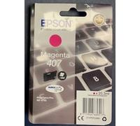 EPSON 407 CARTUCCIA kit ORIGINALE o BK o C o M o Y 41,2/20,3ml 2600/1900 pagine