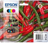 Epson 4x Originale Cartucce 503XL + 503 XP-5200 XP-5205 WF-2960DWF WF-2965DWF