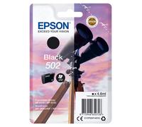 Epson 502 Black Binoculars Genuine Ink Cartridge, Standard Black Standard