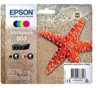 Epson 603 Starfish Genuine , 4-Colours Multipack Ink Cartridges 4 Colour Multipa