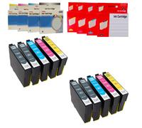 EPSON 603XL KIT 4 10 20 30 CARTUCCE STELLA MARINA COMPATIBILI NO OEM BK C M Y